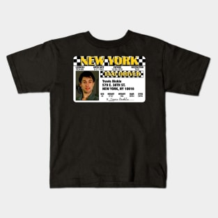 Travis Bickle Taxi License Kids T-Shirt